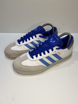 Men s Adidas Lionel Messi x Samba Indoor Spark Gen10s White Blue Size 6 ID3550