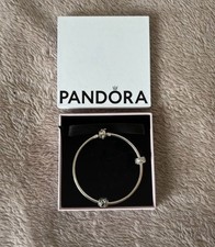 Pandora Sterling Silver Bangle Bracelet Bundle