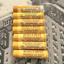 Burt  s Bees  Lip Balm  Beeswax  Vitamin E  Peppermint 7  Honey