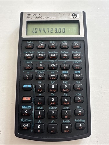Calculatrice HP 12C Vintage – Made In Malaysia 1980's – Fonctionnelle