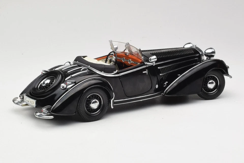 2401 Horch 855 Roadster Black Sun Star 1/18 - Imagen 3 de 4