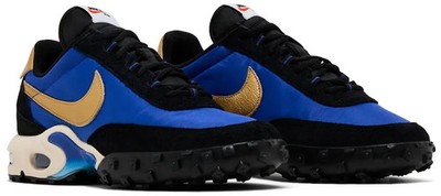 Nike Air Max Waffle Racer SP Hyper Blue Metallic Gold FV6946-400 Men's Size 9.5