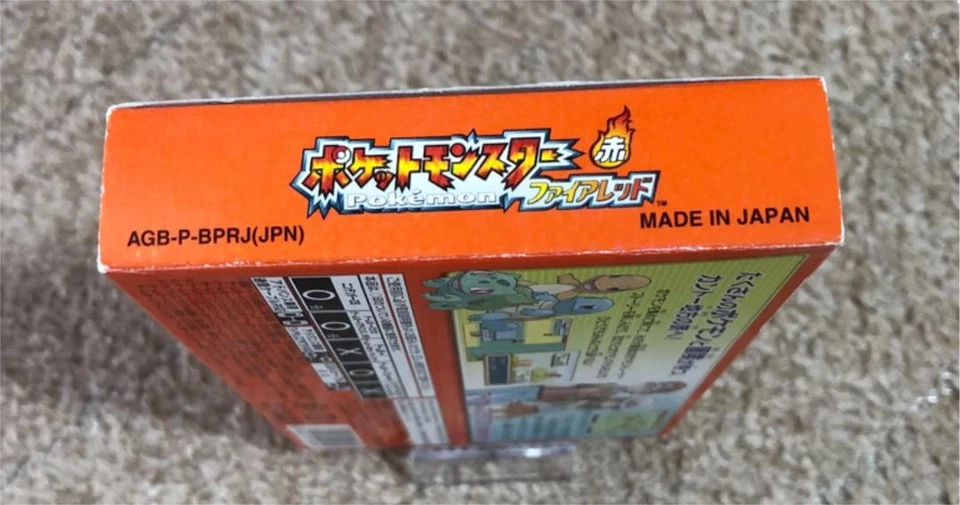 Pokemon FireRed Version Game Boy Advance GBA Cartridge Complete Boxed Japan - Image 4 of 4
