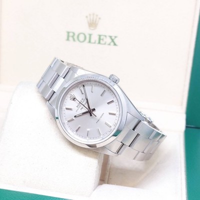 Rolex 34mm Oyster Perpetual Silver Dial Air-King REF: 14000 (A Series)