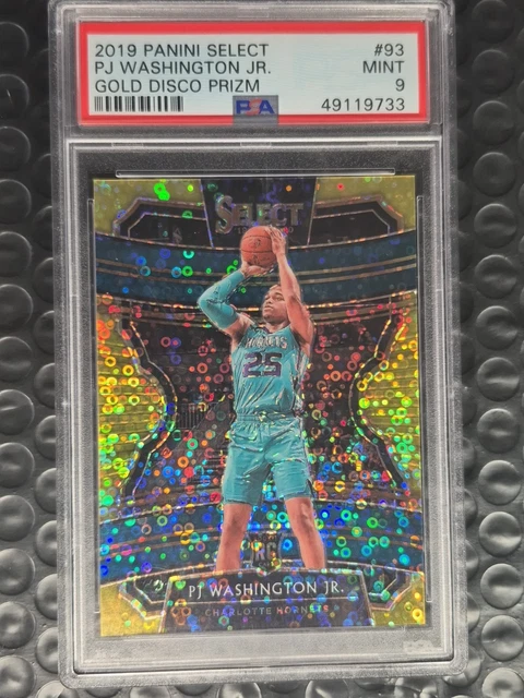 2019-2020 Panini Select P.J. Washington Jr. Gold Disco Prizm #93  (8/10)