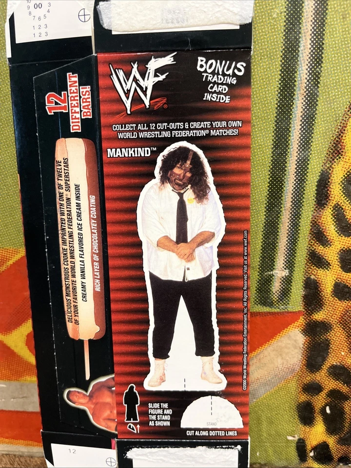 DE COLECCIÓN 2000 WWF HUMANIDAD HELADO BAR CAJA FIGURA WWE WCW RETRO BUEN HUMOR RARO Foto 2 de 4