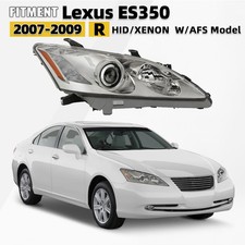 For 2007 2008 2009 Lexus Es350 Hidxenon Headlight W Afs Chrome Passenger Right