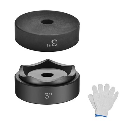 Yescom 3'' Knockout Punch Die Mold for Hole Punch Driver 3/4''-16UN Thread