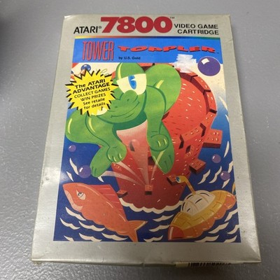 Atari 7800 - TOWER TOPPLER - New Factory Sealed in Shrinkwrap - Atari 7800+