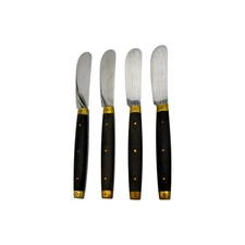 Vintage Set of 4 Bonniers France Butter Knives / Cheese Spreaders