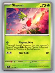 Shaymin 013/162 Temporal Forces Uncommon