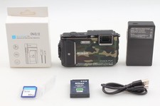  MINT Nikon COOLPIX AW130 16.0MP 5x Zoom Digital Camera Army From JAPAN