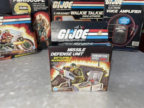 Vintage 1983 GI Joe Missile Defense Unit Sealed Battlefield Accessories Hasbro