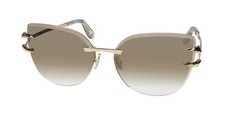 NEW ROBERTO CAVALLI SRC043 SUNGLASSES 8FCG CAT EYE 62-16-145 WOMENS RIMLESS