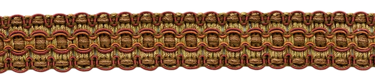 Copper, Brown, Oak Brown 1"" Tassel Fringe Trim [18 Yards]