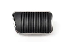 Clutch Pedal Pad w/Stainless Steel Trim 1965 1966 1967 1968 Ford Mustang Models