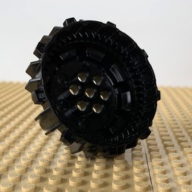 LEGO Ninjago, Final Battle: Black Wheel Cleats Flanges 64712, 70502 DRILLER 2013