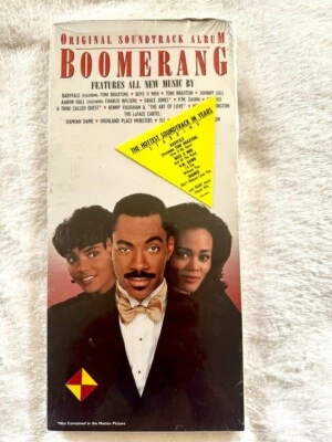 BOOMERANG SEALED LONGBOX CD BABYFACE GRACE JONES EDDIE MURPHY PROMO HYPE STICKER - Image 1 of 4