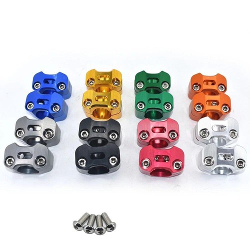 Manubrio Fat Bar DIRT BIKE 1 1/8'' Edizione Verniciata "Evo" PRO TAPER Set Completo - Foto 8 di 24