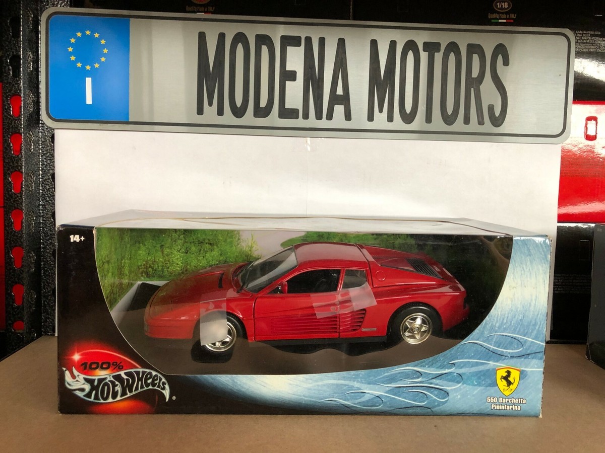 1984 FERRARI TESTAROSSA RED by HOT-WHEELS 1:18 ORIGINAL 2ND