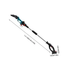 6" Electric Cordless Chain Saw Tree Branch Pole Pruner Mini Chainsaw Wood Cutter