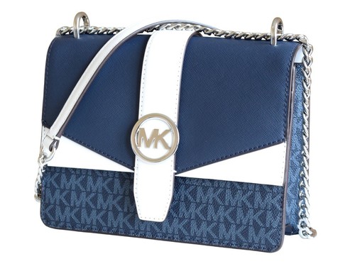 Michael Kors Tasche Bag GREENWICH SM FLAP XBODY Umhängetasche light admirl multi - 第 1/14 張圖片