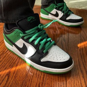 NIKE SB DUNK LOW PRO CELTICS CLASSIC GREEN BLACK WHITE BQ6817-302 US 9.5 |  eBay