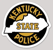 2 Inch Non-Reflective Kentucky Highway Patrol State Police Logo Sticker Decal