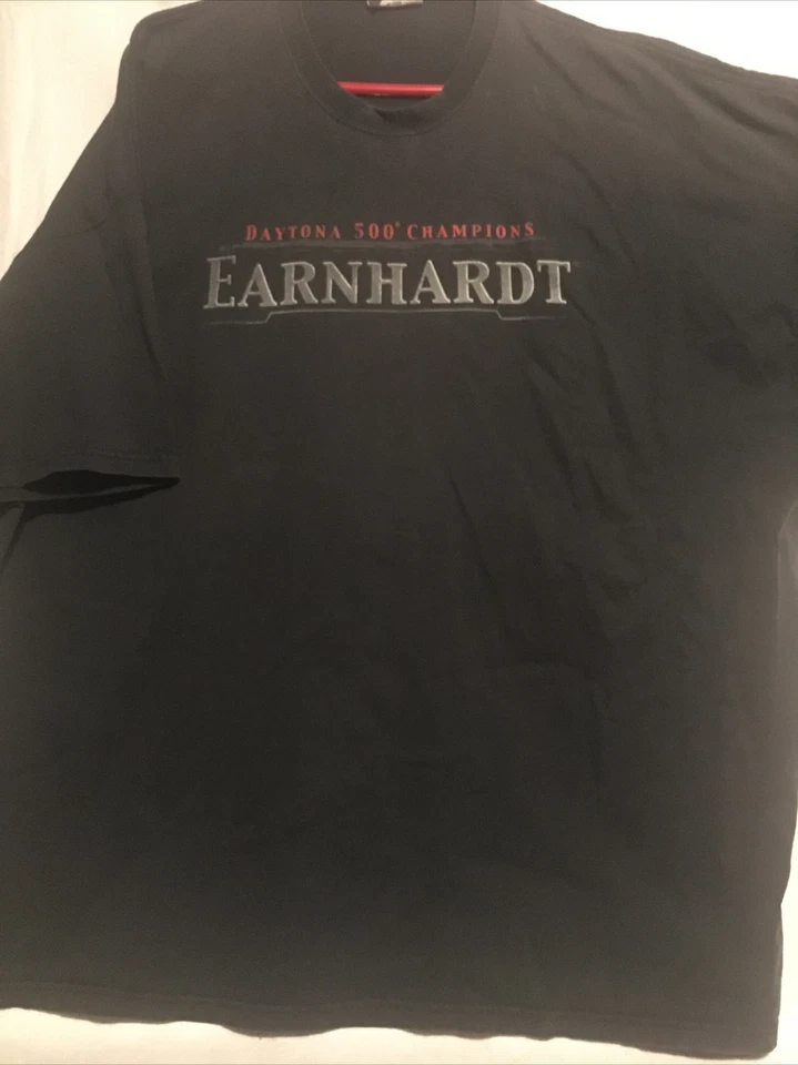1998 DALE EARNHARDT & 2004 DALE EARNHARDT Jr DAYTONA 500 Champions 3XL T-Shirt - Image 3 of 4