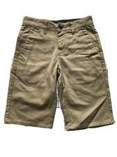 Volcom Youth boys solid VMONTY chino khaki shorts 10