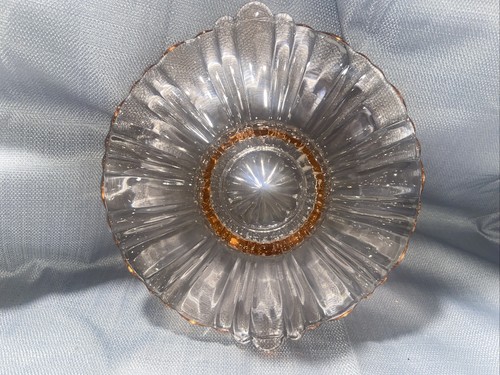 Anchor Hocking Pink Depression Candy Dish 8.5" - Picture 5 of 6