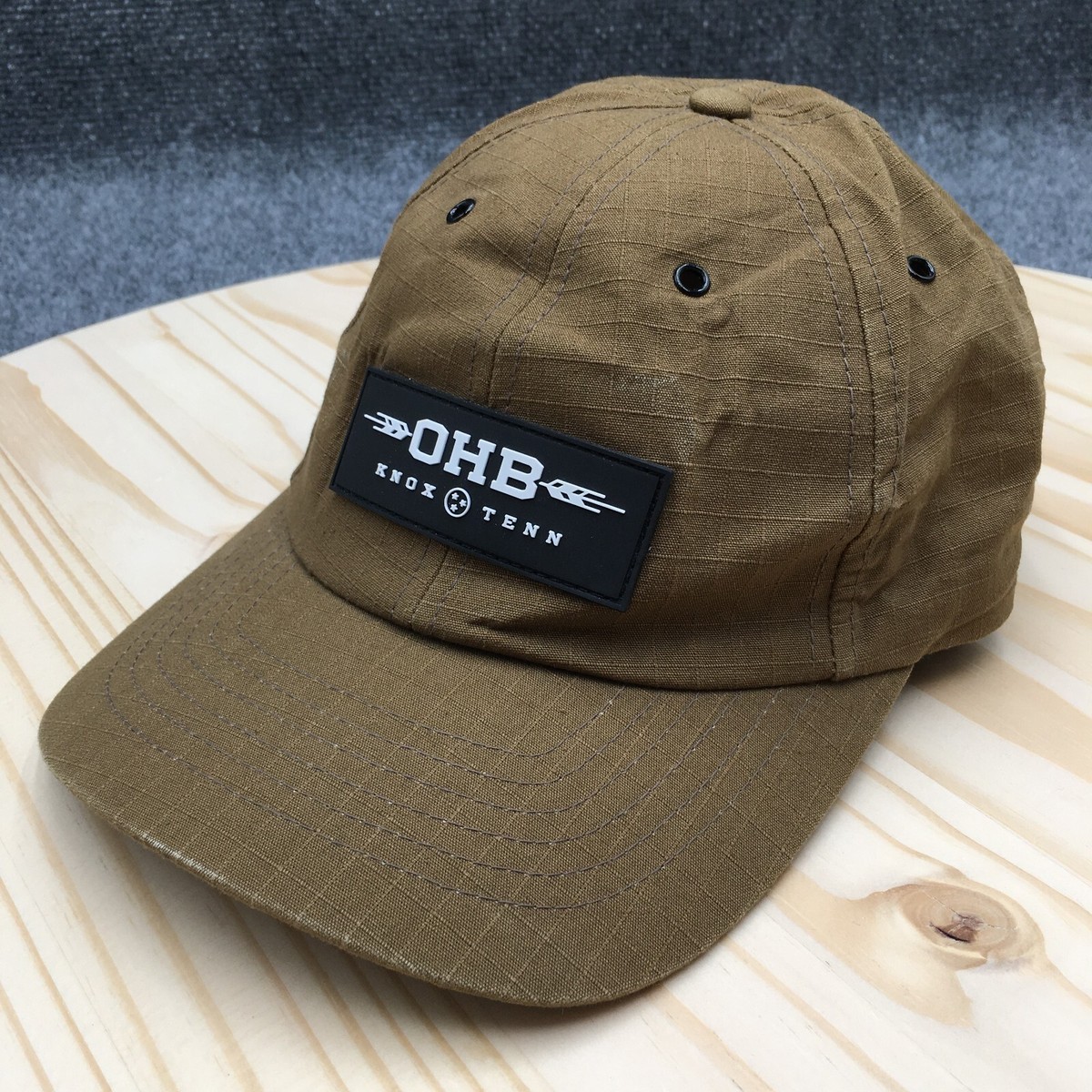 OHB Knoxtenn Baseball Cap Hat Mens Brown OS Adjustable Curved Brim
