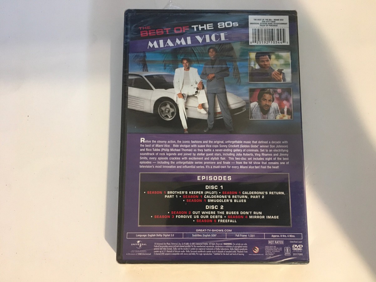 The Best of the 80s: Miami Vice (DVD, 2011, 2-Disc Set) for sale