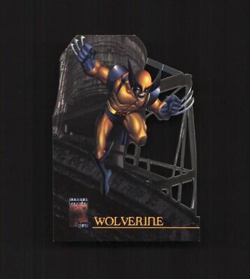 1997 Fleer Marvel Premium QFX Lazer Blast #1 Wolverine | eBay