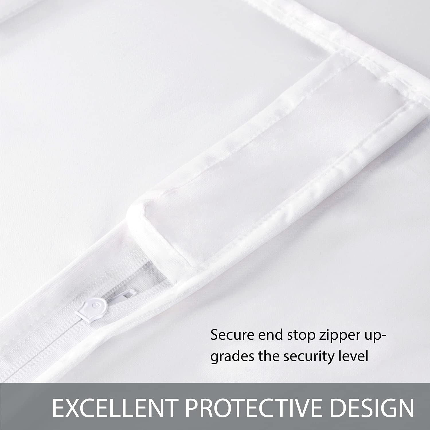 Mattress Protector Queen Size, Bed Bug Proof Cover Waterproof for Bed