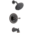 Delta Porter Tub & Shower Trim w/ Valve Oil Rubbed Bronze-Certified Refurbished