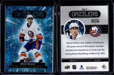 2022-23 Upper Deck Series 1 Dazzlers Blue #DZ-9 Brock Nelson