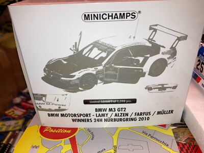 100102025 MINICHAMPS 1 18 BMW M3 GT2 WIN. 24H NURBURGRING