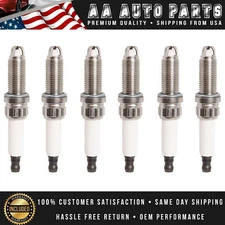 Set of 6 Nickel-Copper Spark Plugs for 2007-2016 BMW 335i 3.0L I6 ZGR6STE2