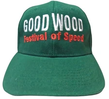 Goodwood Road Racing Club. Baseball cap in British Green .