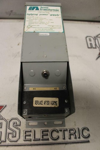 0.25 KVA ACME Lighting Transformer 120-12 VOLTS Volt 1 Phase TLV-25012-S - Picture 6 of 8