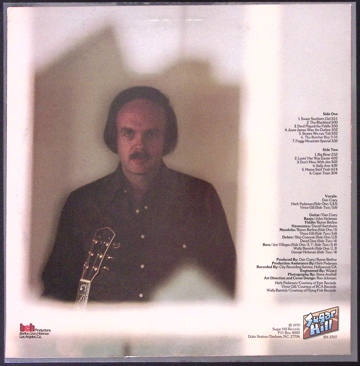 DAN CRARY SWEET SOUTHERN GIRL SUGAR HILL VINCE GILL EXCELLENT