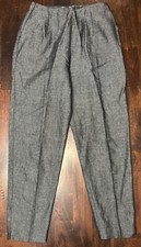 Jones New York Petite Grey Linen/Cotton Dress Pants Women's Size 2P