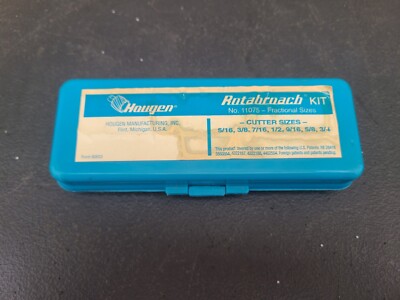 Hougen Rotabroach Kit No. 11075 5/16'' to 3/4'' Fractional Sizes USA
