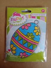 DIY Makit  Bakit Colorful Easter Egg Stained Glass Suncatcher Kit Kids Craft