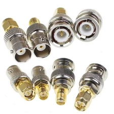 Sma To Bnc Kits Adapter Male Female 2 Set 8pcs Rf Coax Coaxial Connector