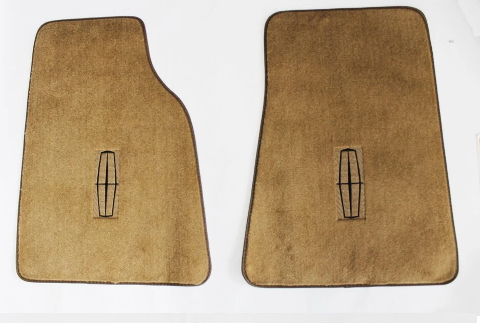 ¡NUEVO! Juego de 4 tapetes bronceados Lincoln Town Car con logotipo bordado 1990-2011 Foto 4 de 4