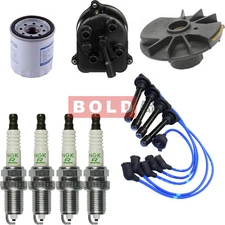 OEM Distributor Cap Rotor NGK Wires Spark Plugs Tune Up Kit for Honda Prelude