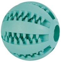 Trixie Mintfresh Ball Denta Fun Ball Mit Minzgeschmack Naturgummi Mint/GrüN 7 Cm