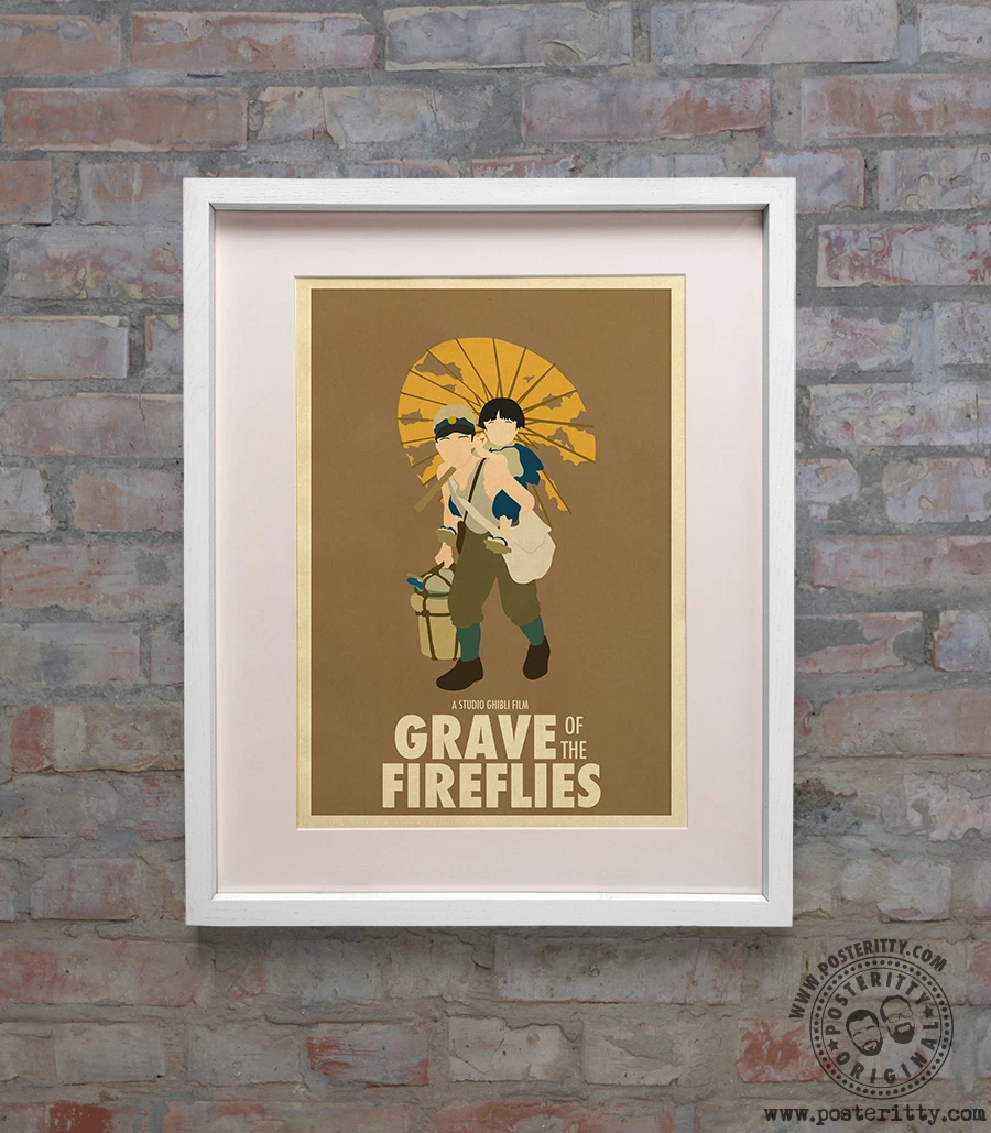 Grave of the Fireflies Minimalist Movie Posters